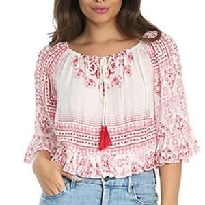 RAGA Maria Peasant Blouse NWT
